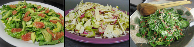 salads from New School of Cooking