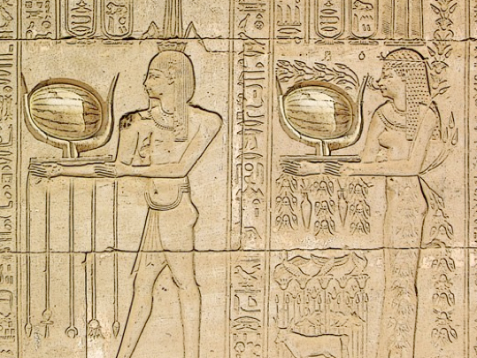 egyptian watermelon hieroglyphics