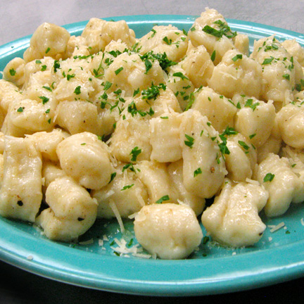 Potato Gnocchi with Brown Butter Sauce
