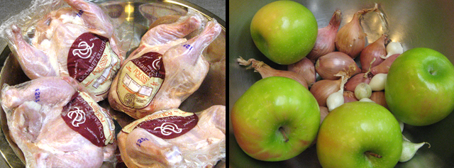 poussin and apples