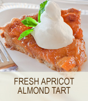 Fresh Apricot almond tart | she Paused 4 thought