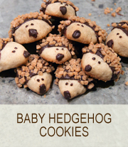 baby hedgehog cookies | she paused 4 thought