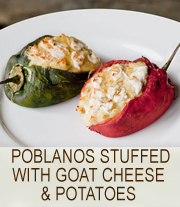 Poblano-stuffed