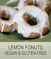 LEMON-FONUTS gluten free and vegan