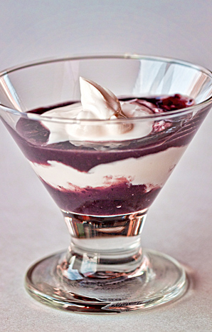 Blueberry Not Ketchup parfait