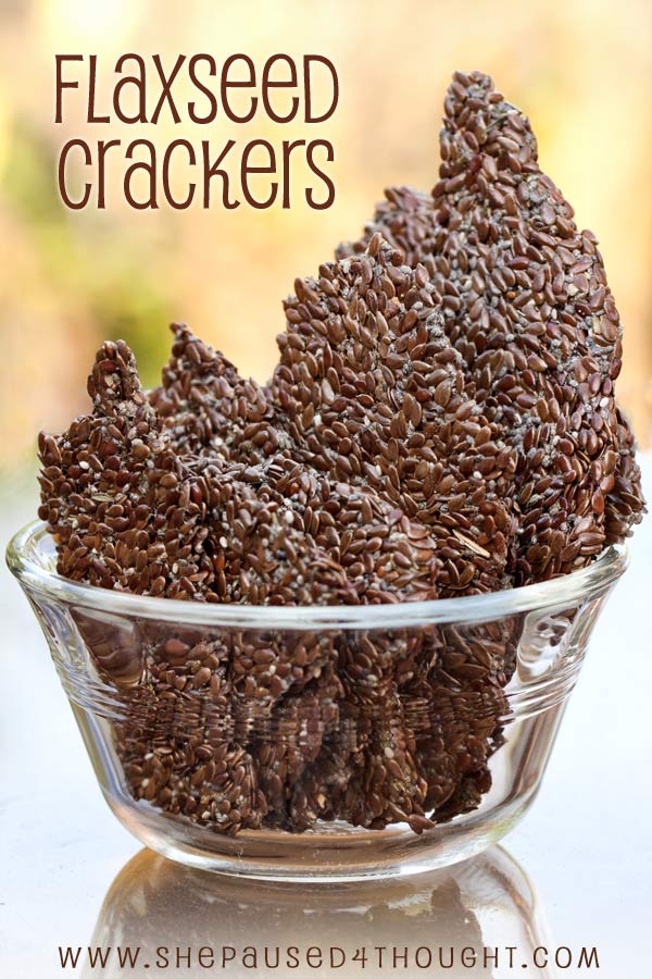 Flaxseed Crackers | She Paused 4 Thought