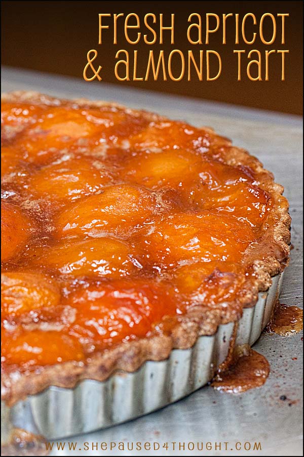 Fresh Almond Apricot Tart | Cathy Arkle