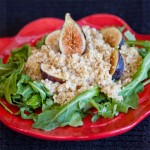Quinoa Arugula Fig Salad | She Paused 4 Thought