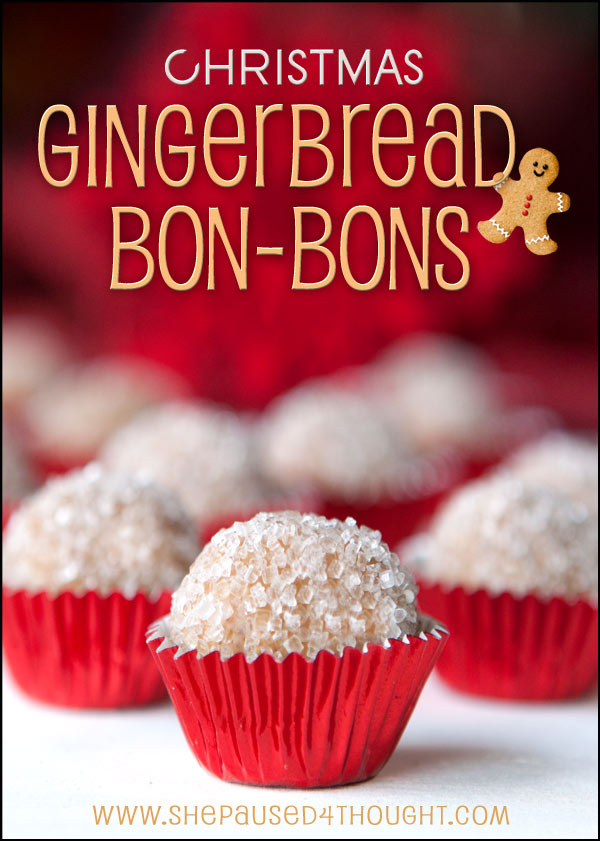 Gingerbread Bonbons | She Paused 4 Thought