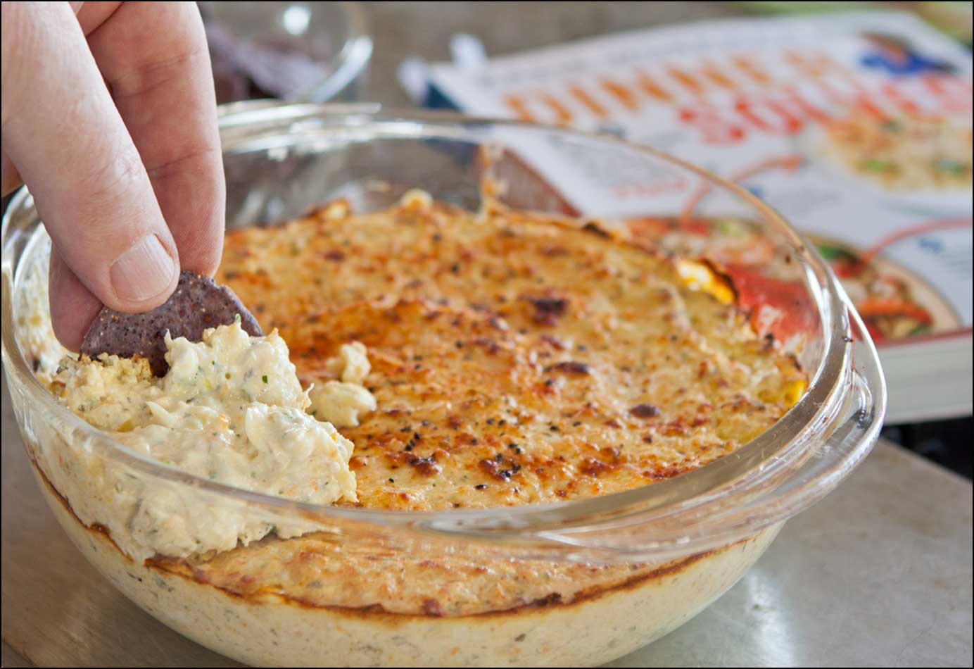 Artichoke Crab Dip | She Paused 4 Thought