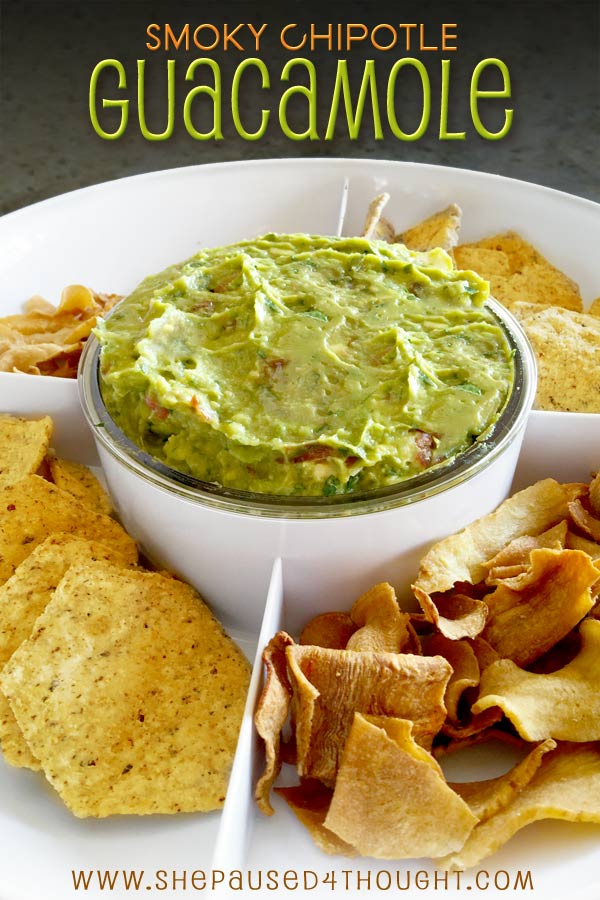 Smoky Chipotle Guacamole | She Paused 4 Thought 