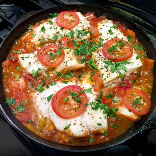 Fish Baked in Tomato Sauce