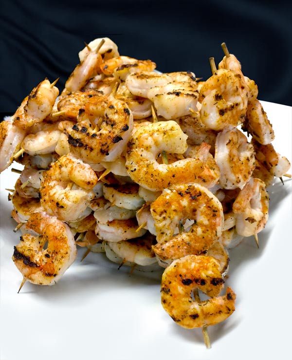 Grilled Shrimp presentation | She Paused 4 Thought
