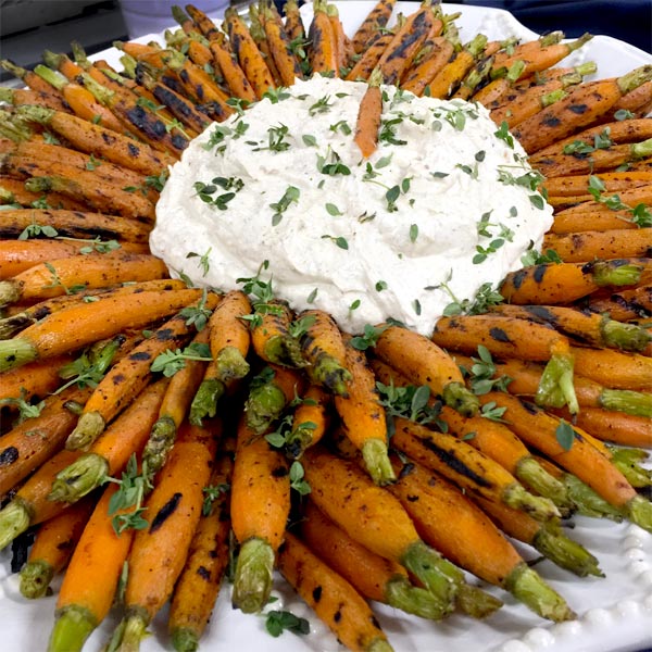 grilled carrots from Project Fire Cookbook by Steven Raichlen