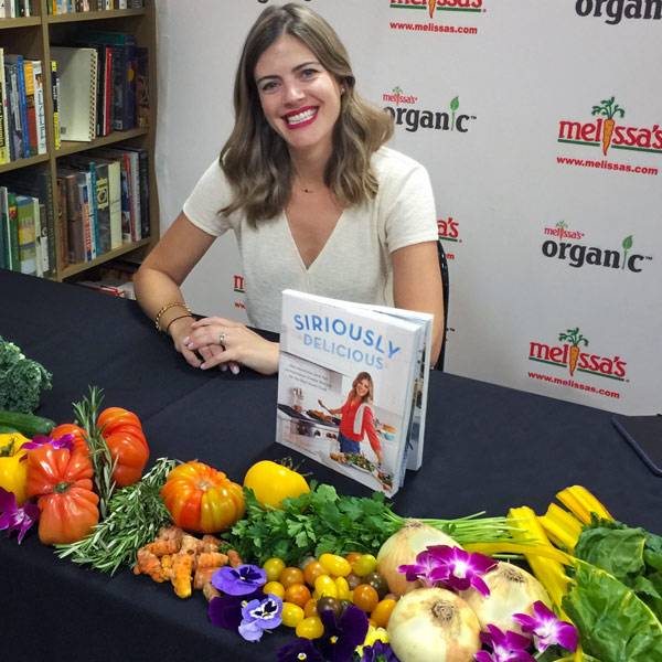 Siri Daly and her book Siriously Delicious