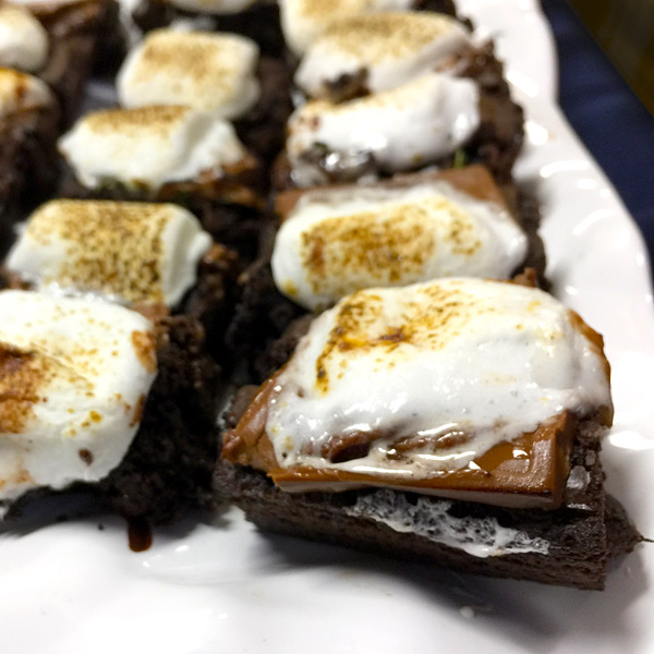 s'more brownie from Project Fire Cookbook by Steven Raichlen