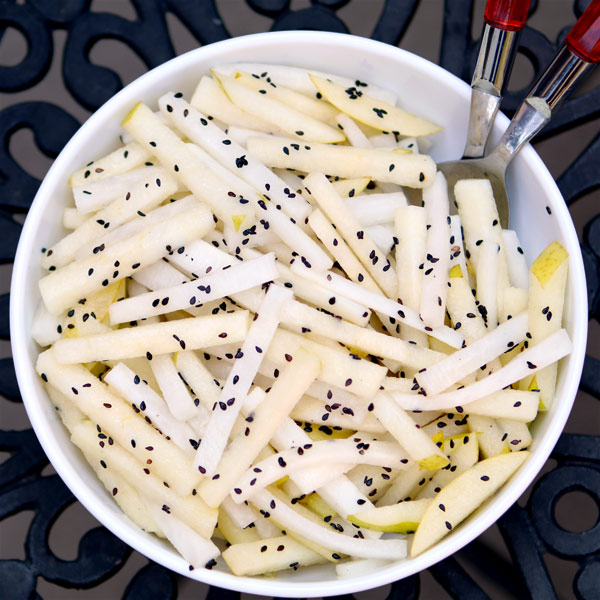 Asian Pear and Daikon Salad | Roots Cookbook by Diane Morgan