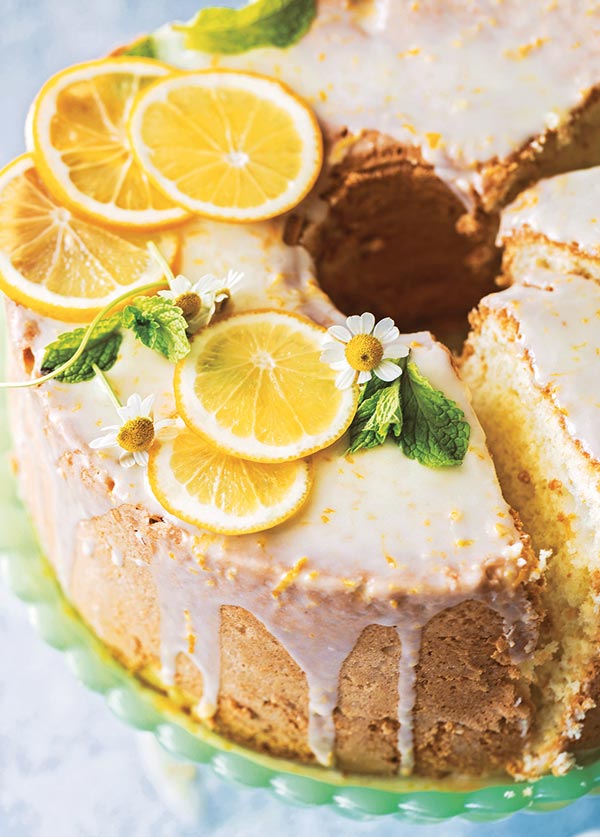 Meyer Lemon chiffon cake | Decadent Fruit Desserts Jackie Bruchez