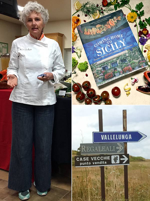 Fabrizia Lanza & her cookbook Coming Home to Sicily