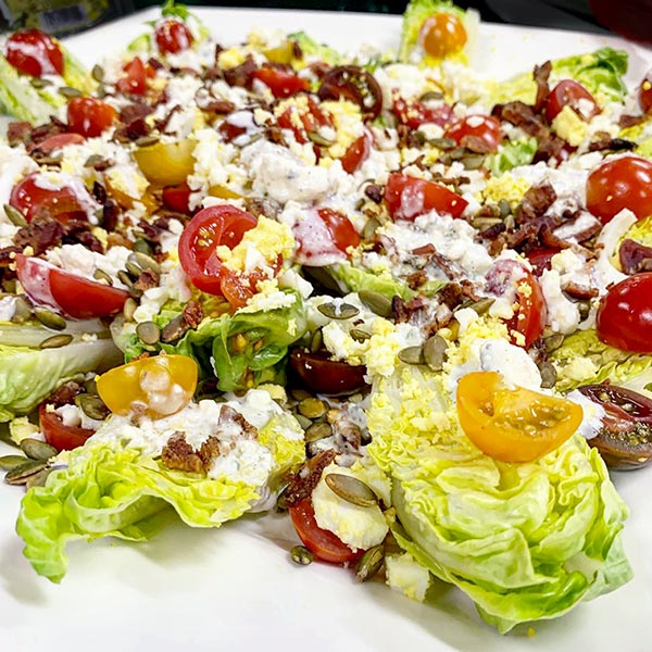 Romaine Wedge Salad with Sieved Egg from 101 Epic Dishes Cookbook