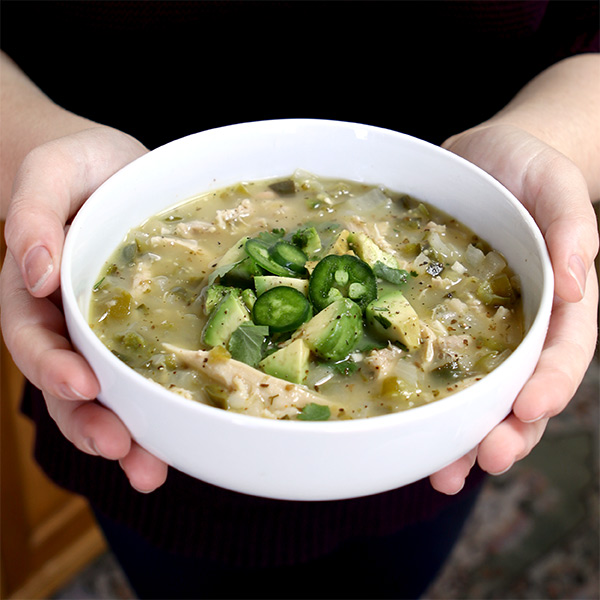 Green Chicken Chili | Keeping It Simple - She Paused 4 Thought