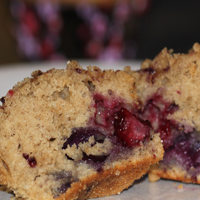 Berry Crumble Muffins