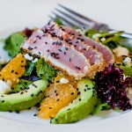 Seared Tuna and Orange Supreme Salad