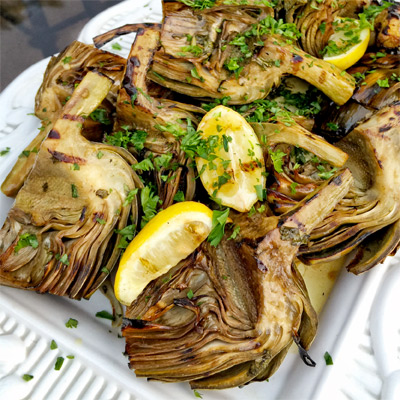 Grilled Artichokes | She Paused 4 Thought