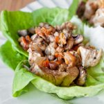 Hatch Chile & Chicken Lettuce Cups | She Paused 4 Thought