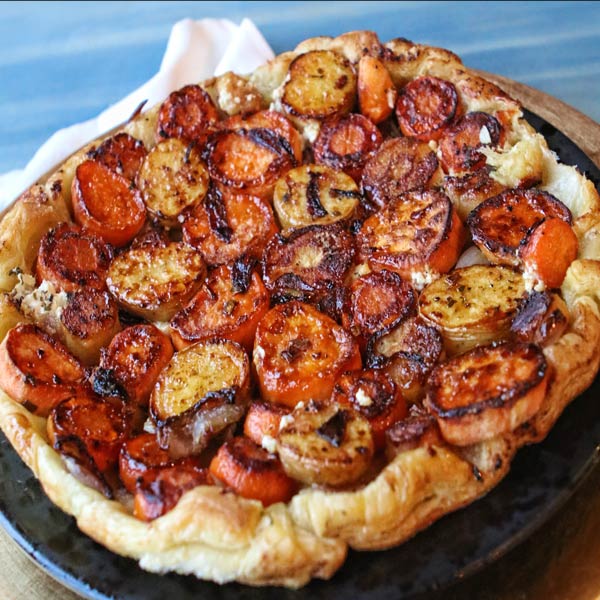 Root Vegetable Tarte Tatin